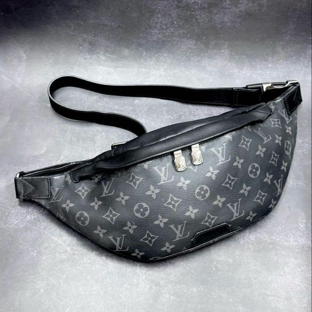 【⭐️掲載モデル⭐️】ルイヴィトン　モノグラムエクリプス　ディスカバリー バムバッグ LOUIS VUITTON（ルイ・ヴィトン） 超美品 モノグラム エクリプス