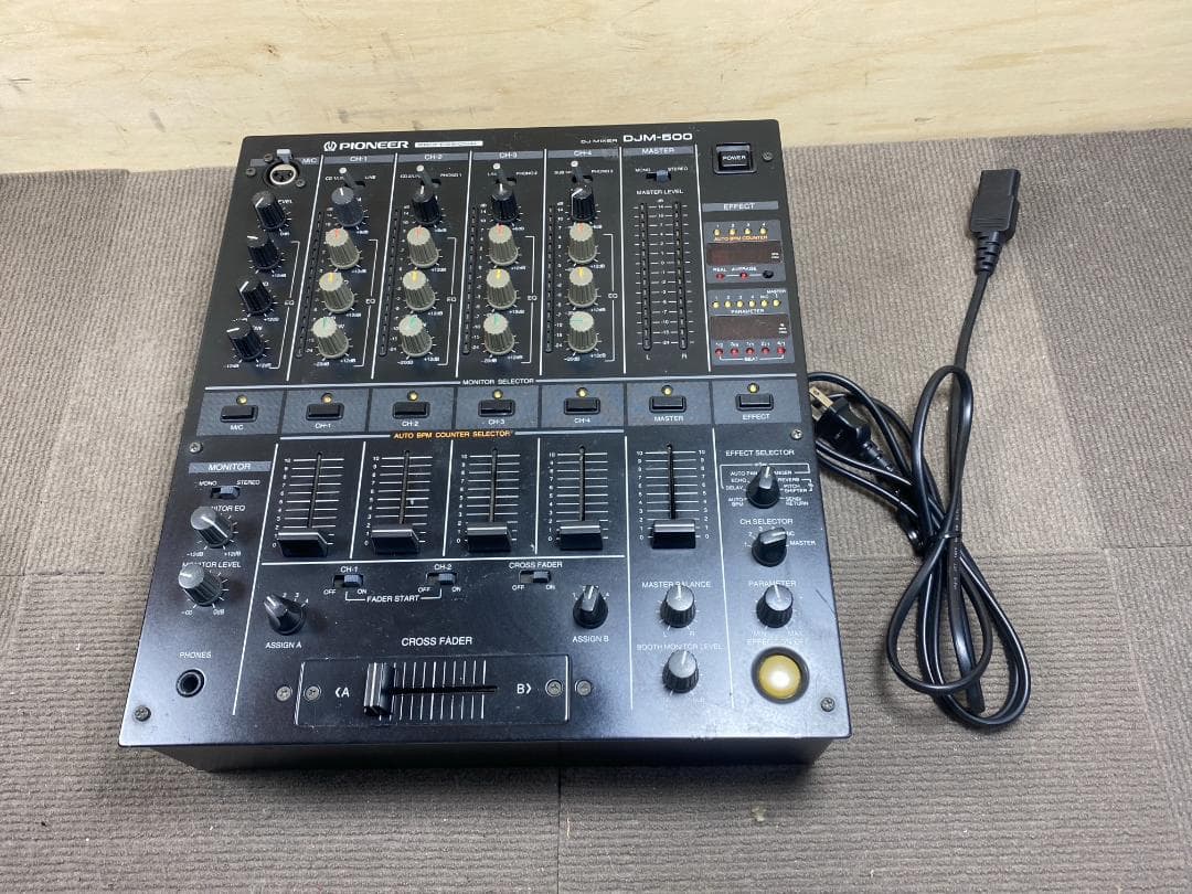 07 Pioneer DJM-500 DJ ミキサー