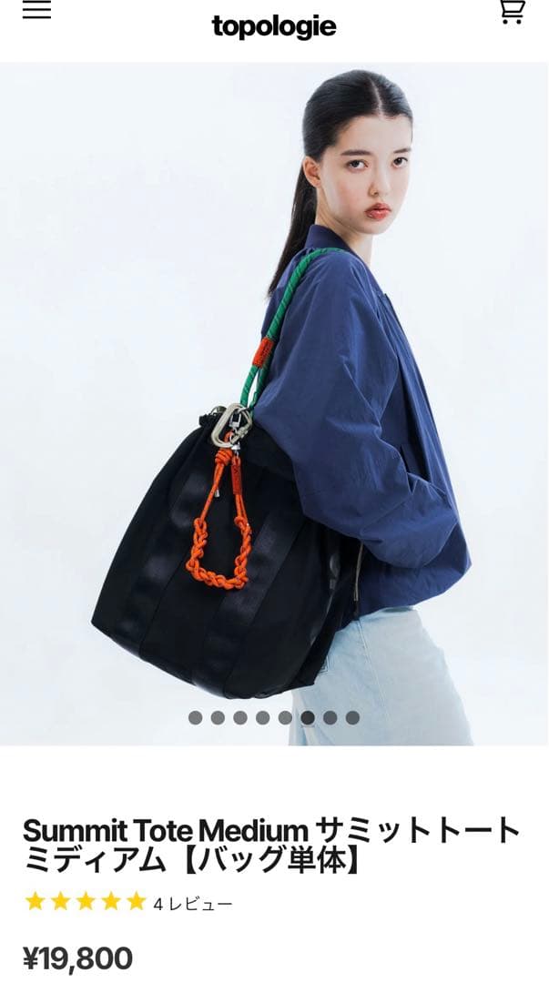 トポロジー topologie Summit Tote サミットトートM - メルカリ