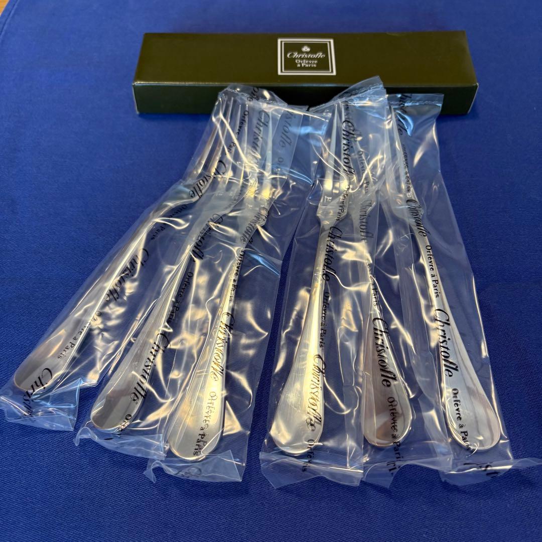 エスカルゴフォーク christofle クリストフル 1箱　6本 新品 未開封