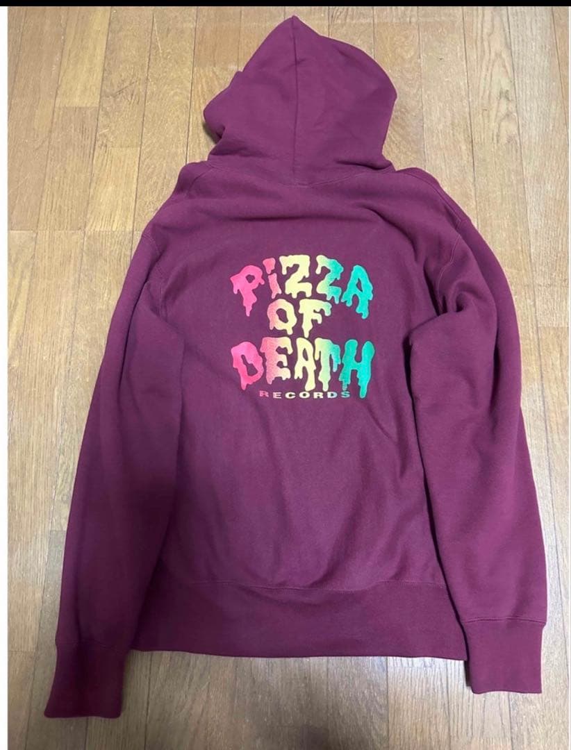 PIZZA OF DEATH ピザオブデス WANIMA パーカー L PIZZA OF DEATH/パーカー/XL/コットン/BLK// : セカンドストリート