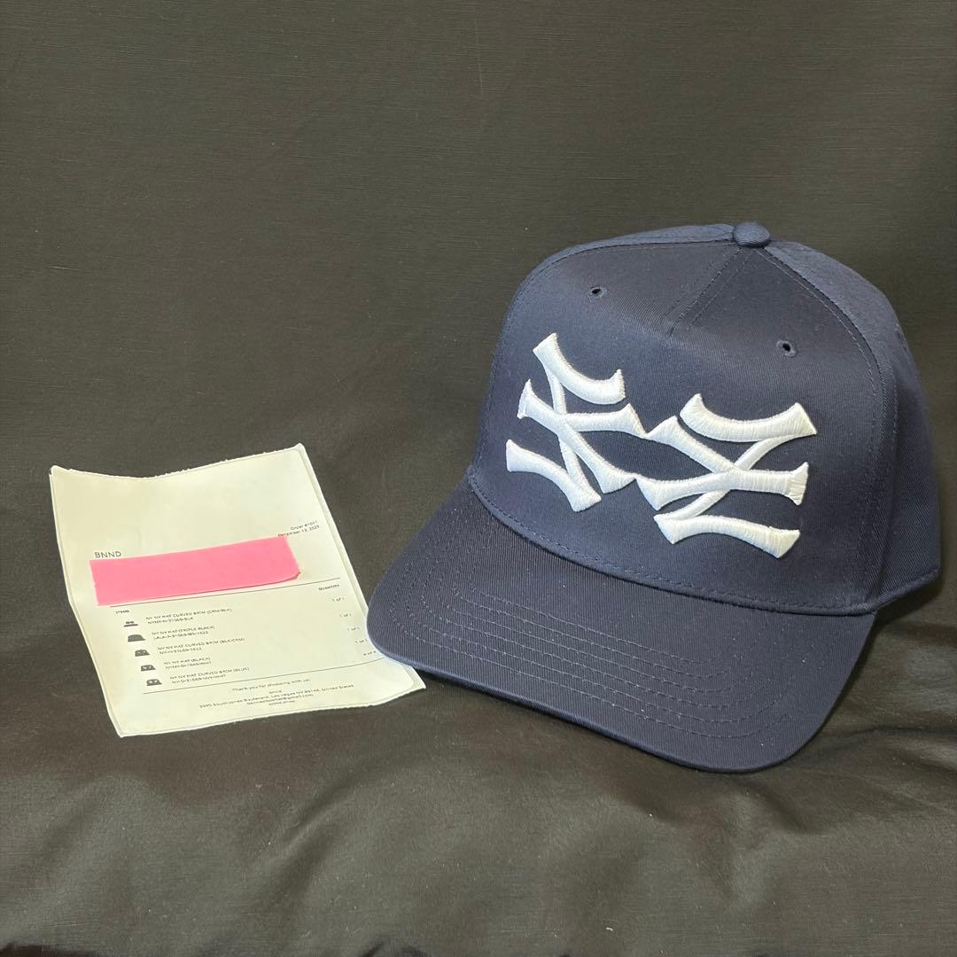 bnnd.（oMA オマ）ネイビー ダブルアイコン 正規品 キャップ - メルカリ