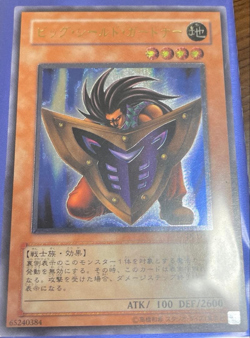 遊戯王　ビッグシールドガードナー　psa9 レリーフ