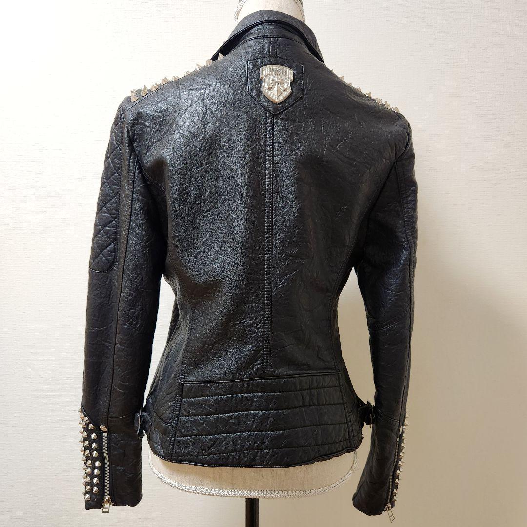 アフリクション☆AFFLICTION☆スタッズ付き☆レザージャケット - メルカリ