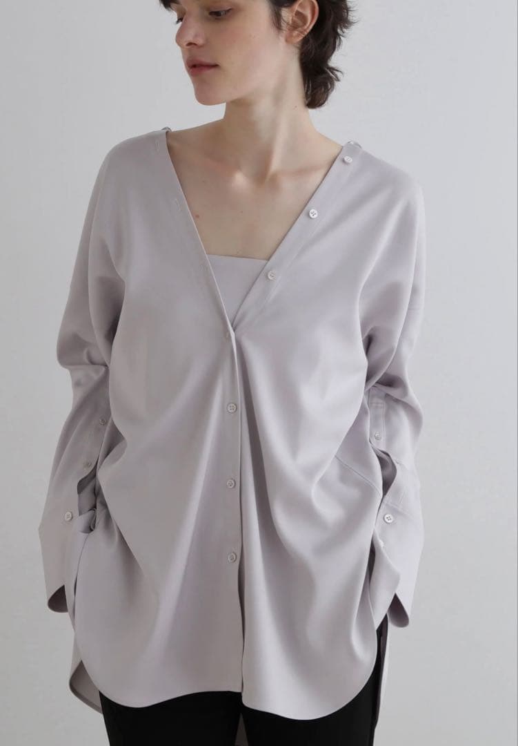 ダブルサテンビックシャツ