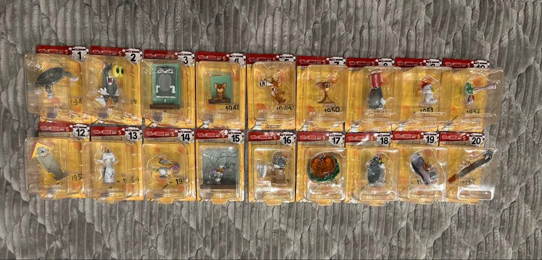 トムとジェリー　ハッピーくじ　A賞　フィギュア　18点セット　セミコンプ