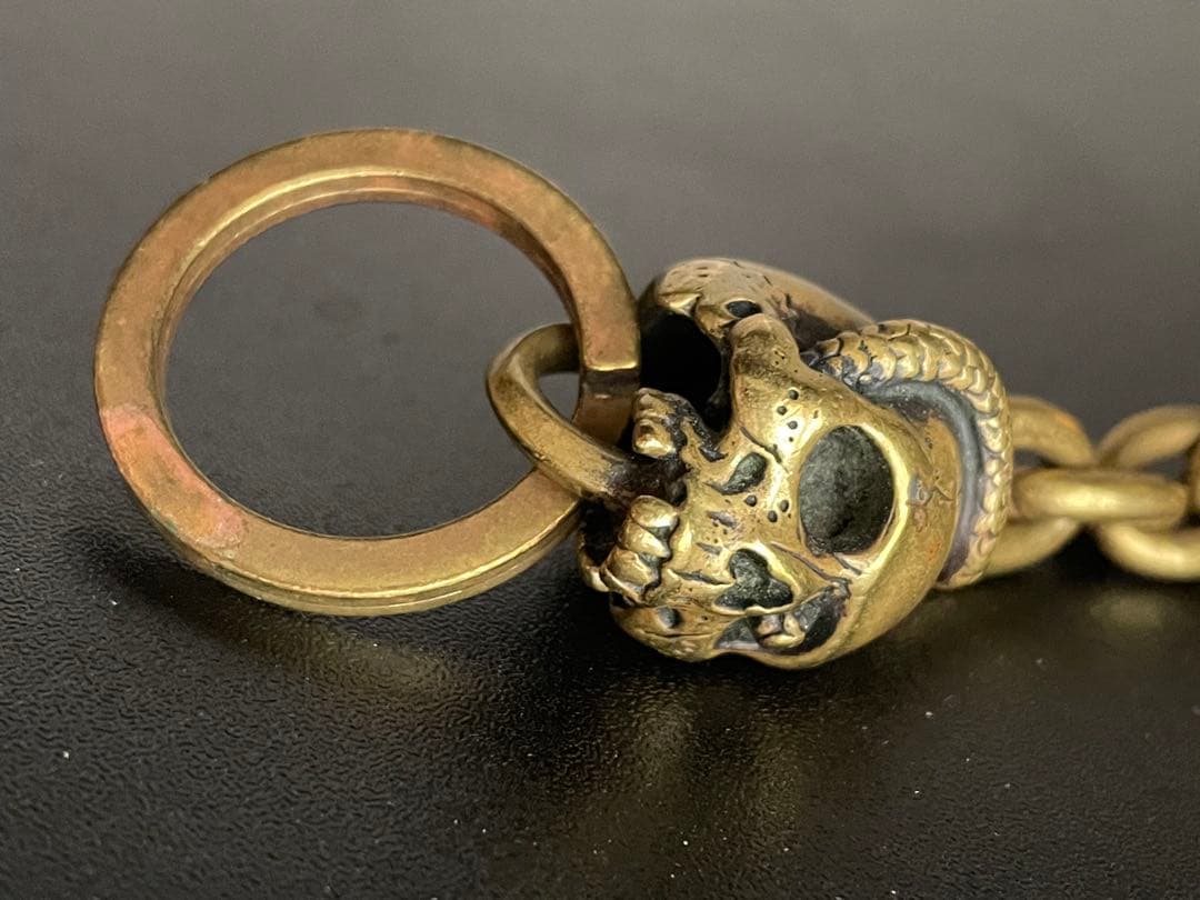 ブラックサイン アージェントグリーム スカル キーホルダー