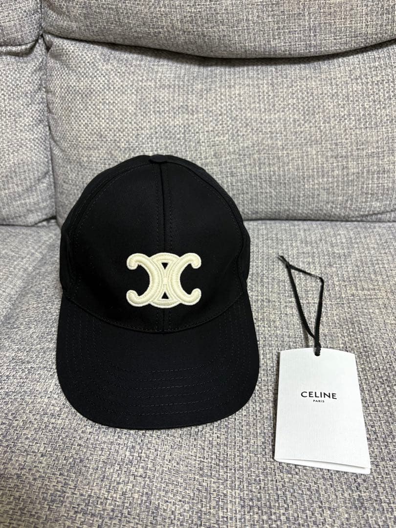 ‼️最終値下げ‼️CELINE ブラック キャップ　Sサイズ