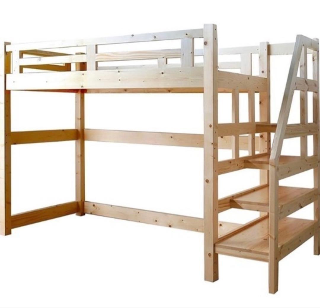 「ジュリクーパパ様」北欧パイン材 ロフトベッド Loft Bed