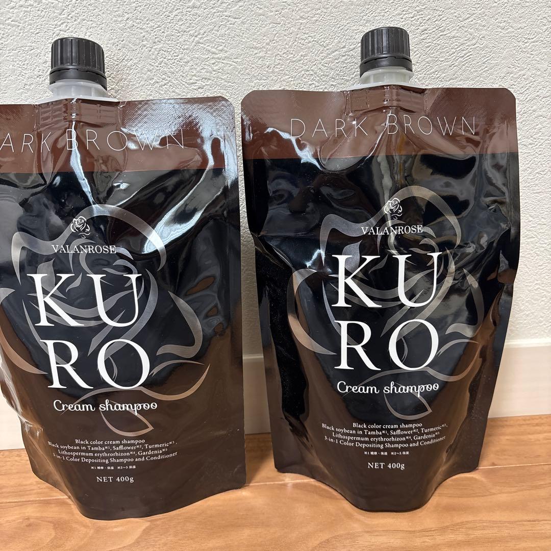 しゅう【新品未開封】KURO Cream Shampoo ダークブラウン