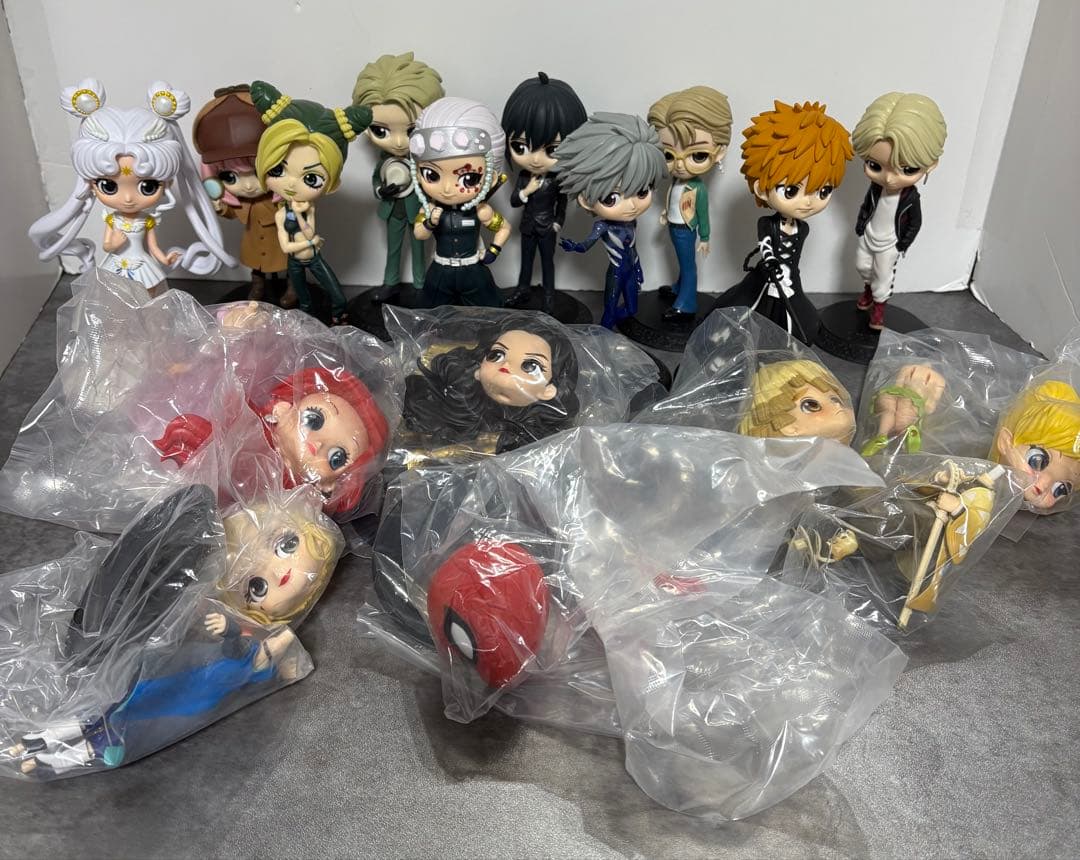 Qposket フィギュア まとめ売り セーラームーン ジョジョ エヴァ 16