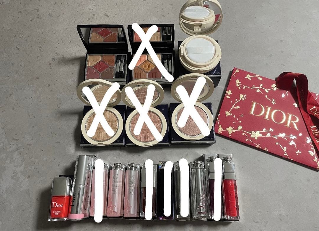 【Dior】アイシャドウ＆リップ他　まとめ売り8点 2025年春コスメ】「ディオール」が限定桜ピンク色のアイパレット