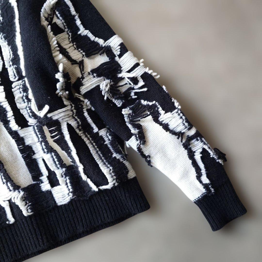 ステラマッカートニー ウール デザインニット フリンジニット イタリア製