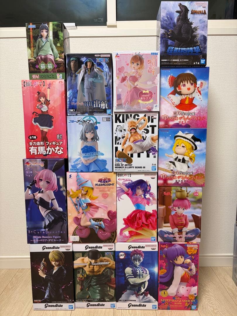 アニメキャラクター プライズフィギュア組み合わせ 17体セット まとめ売り