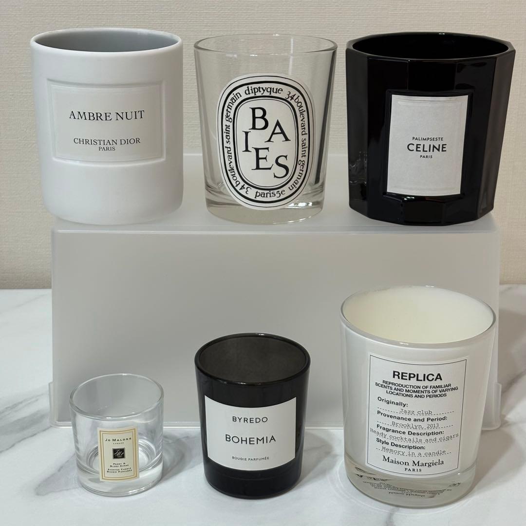 キャンドル空き瓶6点セット dyptique BAIES CELINE DIOR