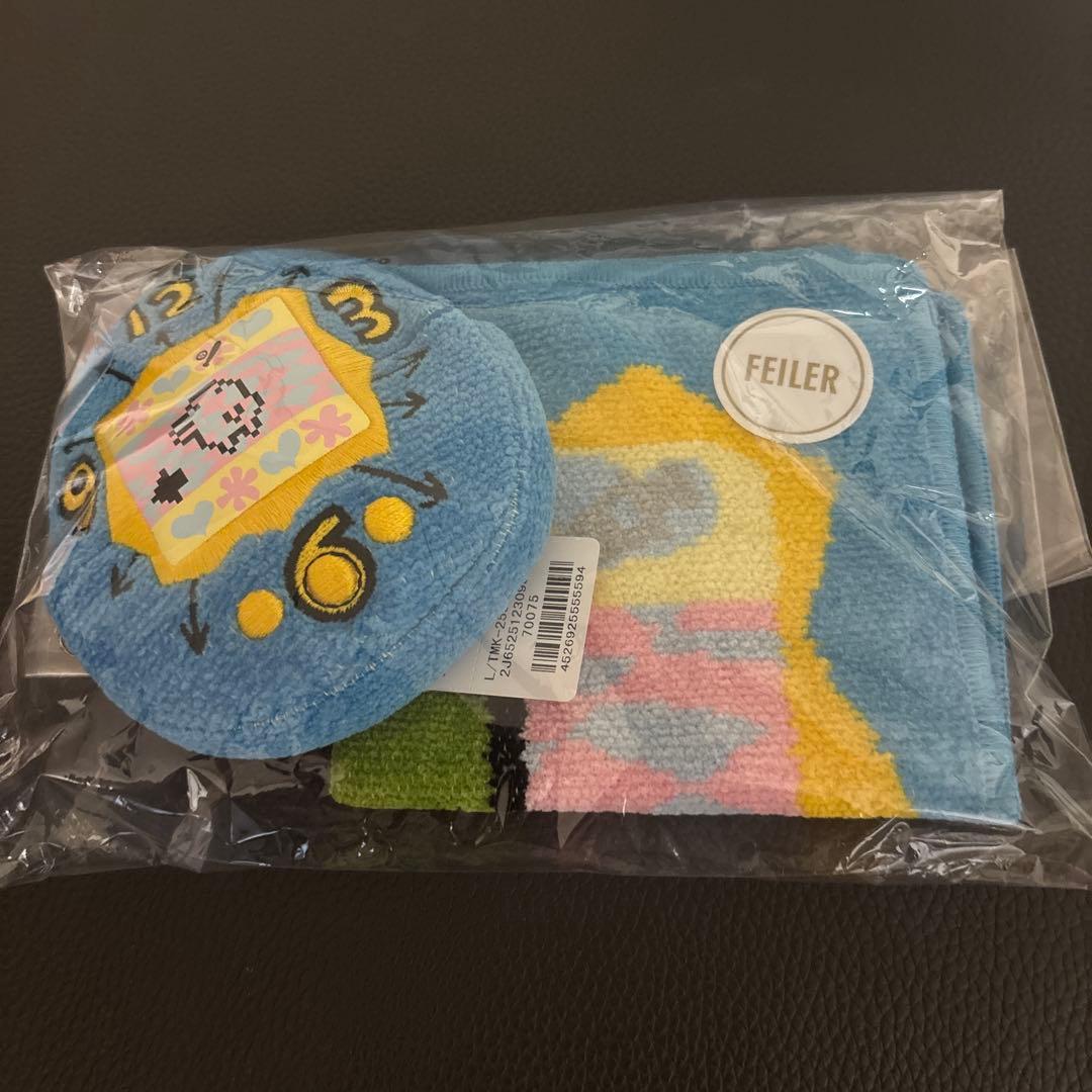 完売品！フェイラー×たまごっち☆くちぱっち　ハンカチ＆ポーチ フェイラー新作》「たまごっち」と初コラボ！「まめっち」「くちぱっち