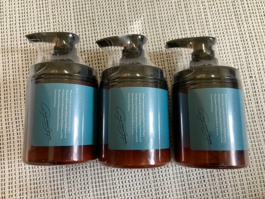 Cocone ココネクレイクリームシャンプー　ホワイトラベンダー　本体　3個