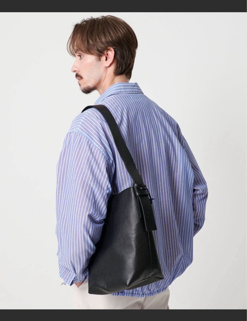 ユナイテッドアローズ　LA UNIQAレザートートバッグ　イタリア製 BEAUTY&YOUTH UNITED ARROWS｜<LA UNIQA>レザー ショルダー トート