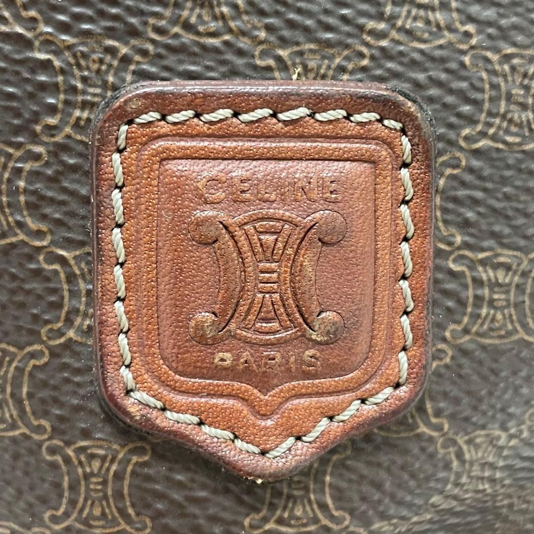 セリーヌ トートバッグ マカダム柄 トリオンフ バケツ型