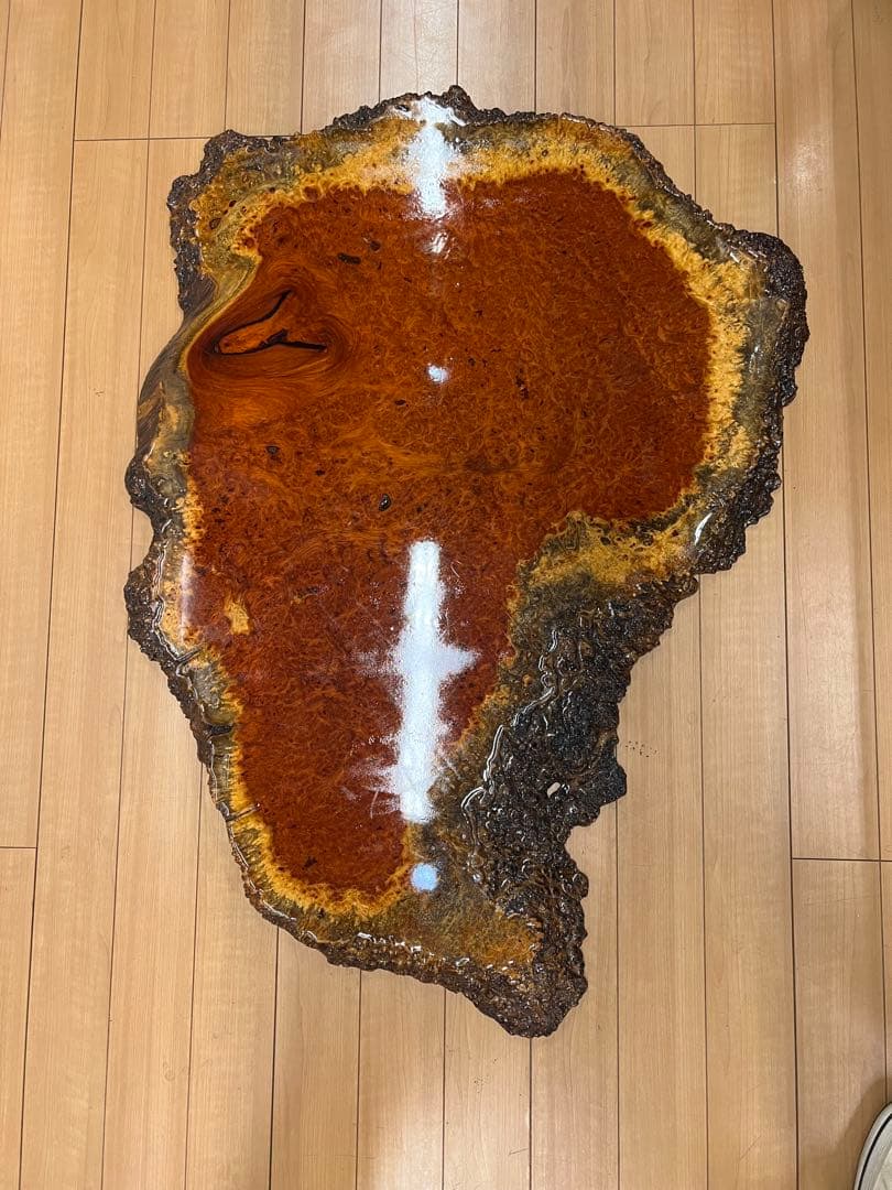 花梨 天然木 一枚板 瘤 瘤杢 花台 座卓 テーブル　￼ kumacraft専用