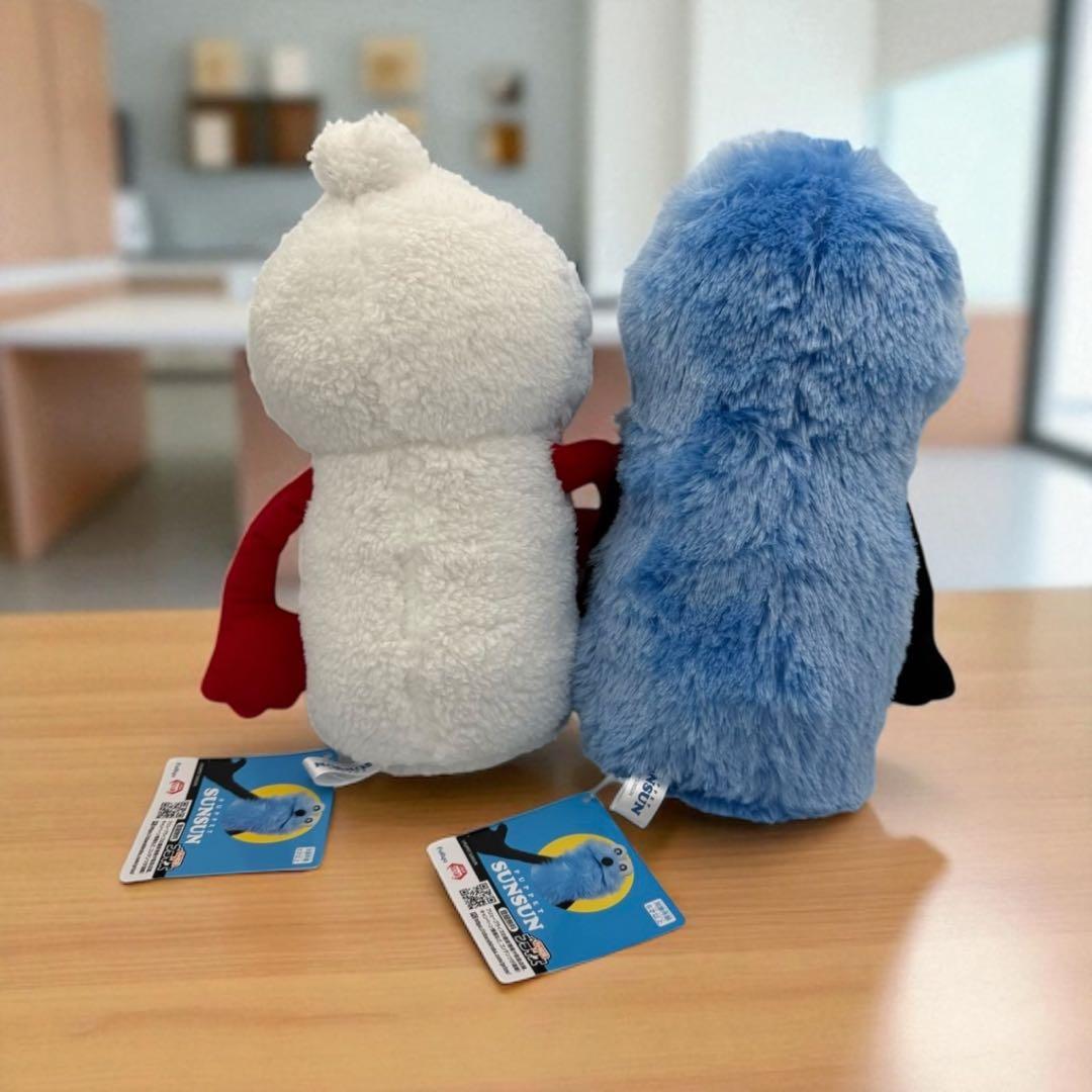 パペットスンスン おすわりBigぬいぐるみ スンスン＆ノンノン セット