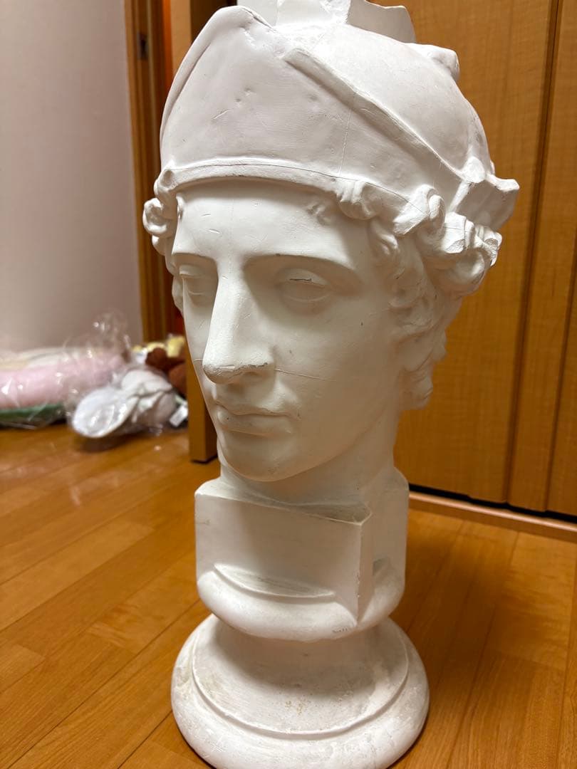 石膏像　青年マルス　横浜　岡石膏