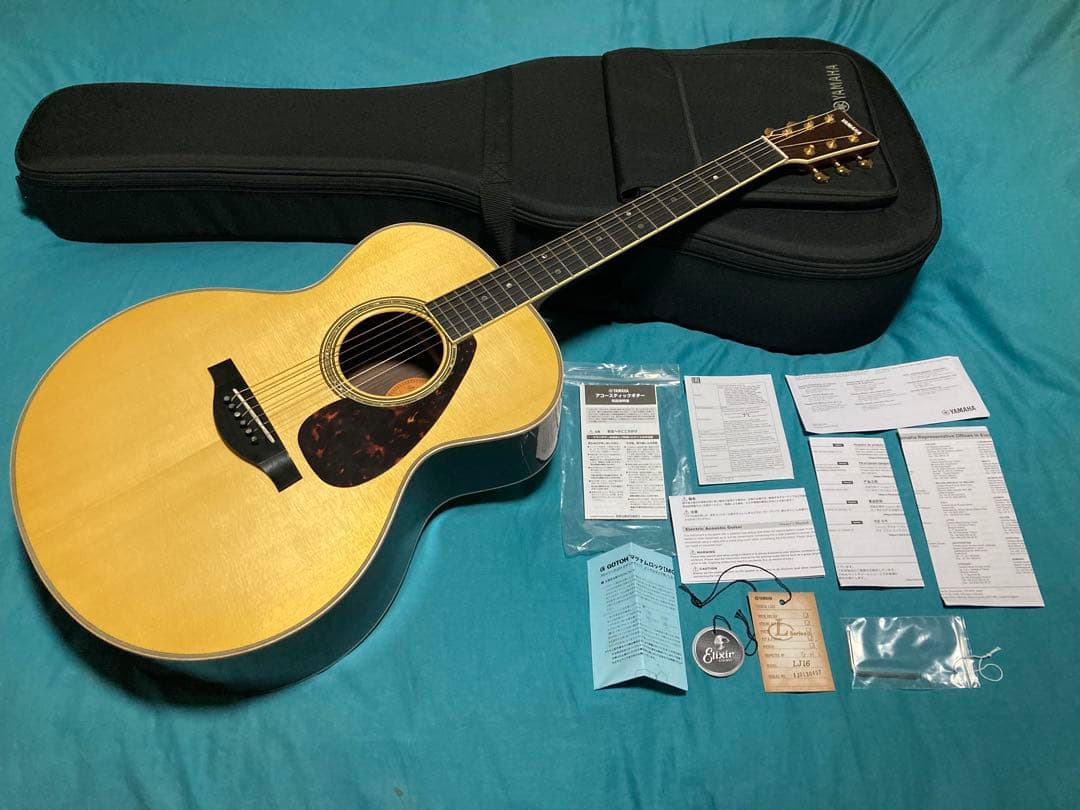 YAMAHA LJ16 ARE エレアコギター美品オール単板モデル