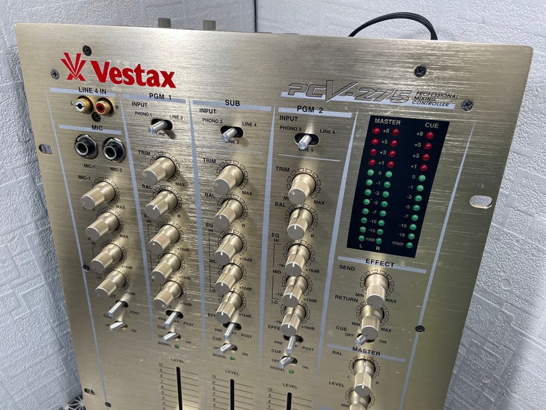 VESTAX ベスタクス PCV-275 フェーダー、内部メンテナンス