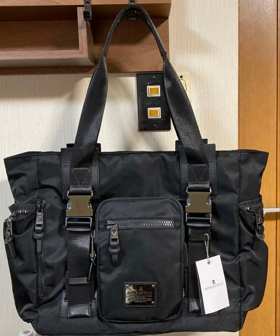 【美品】MAKAVELIC ブラック トートバッグ