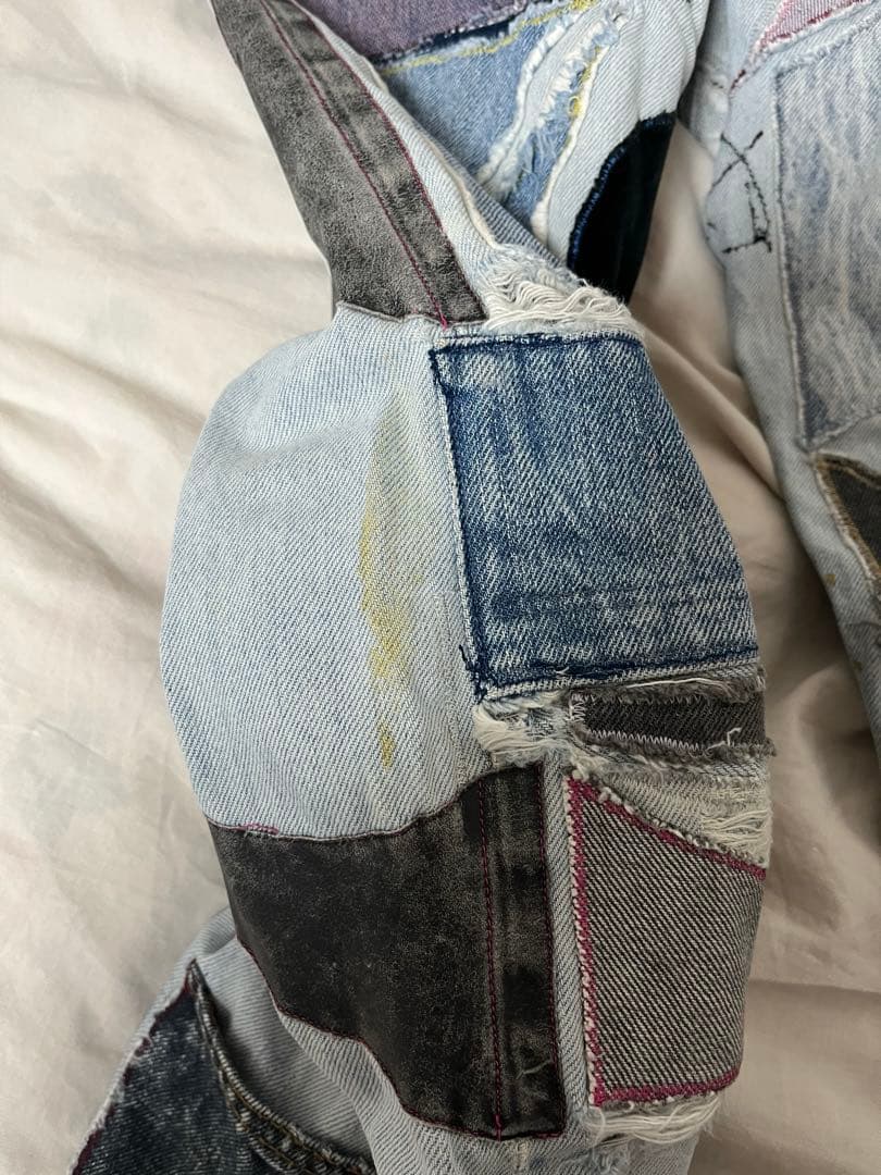 パッチワーク リメイク デニム - メルカリ