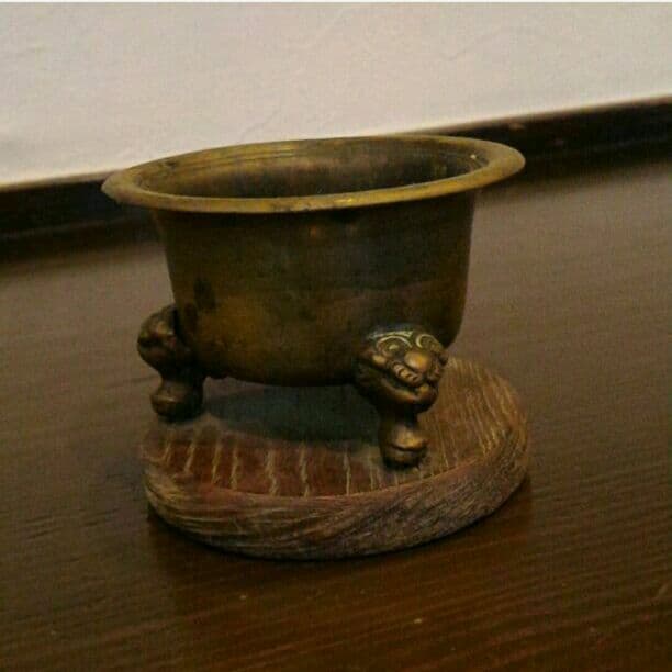 獅子 香炉☆アンティーク 時代 古民家 レトロ 骨董 粋 お香 風流 古道具