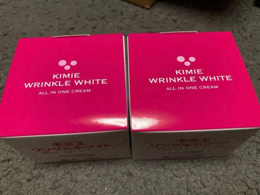 キミエ リンクルホワイト オールインワンクリーム 50g ×2個セット