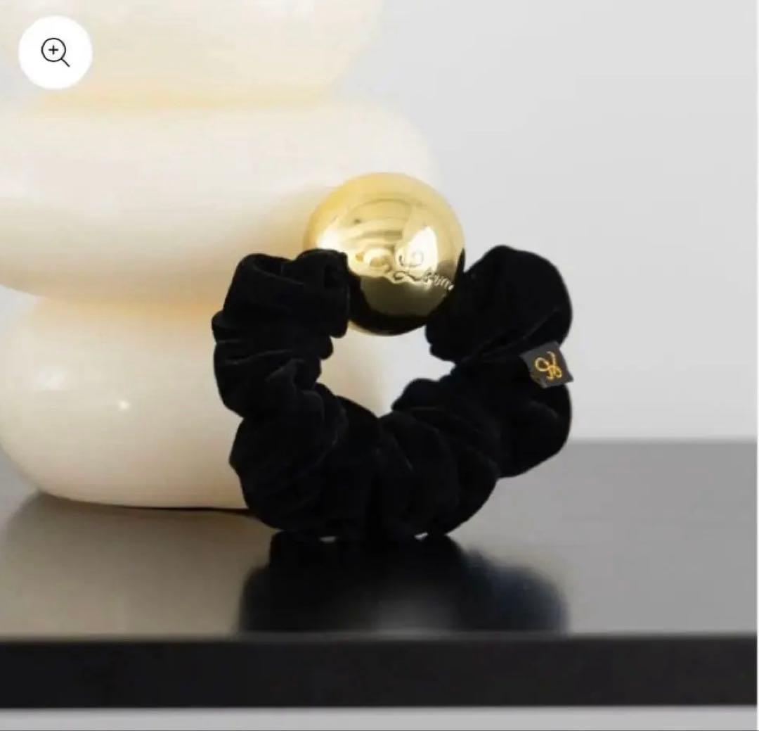 【新品】LOEM TOKYO ロエムトウキョウ moon シュシュ　ブラック