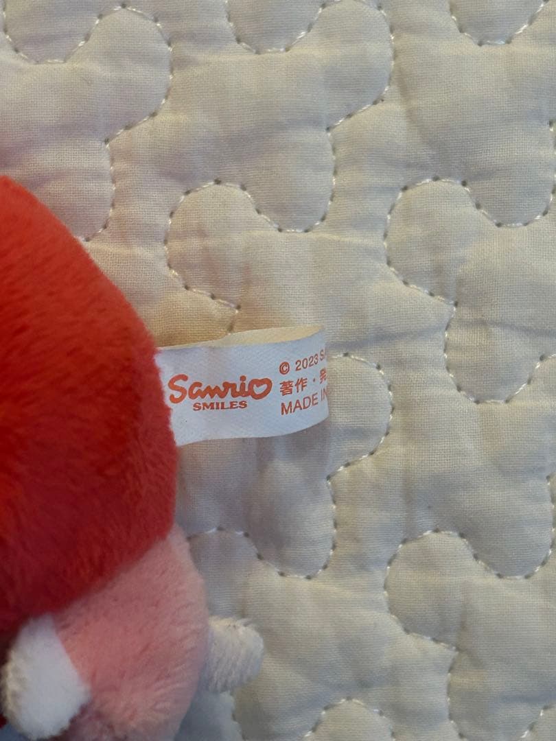 ハローキティ ミミィ さくらんぼ型ストラップ2023年製 チェーン付き