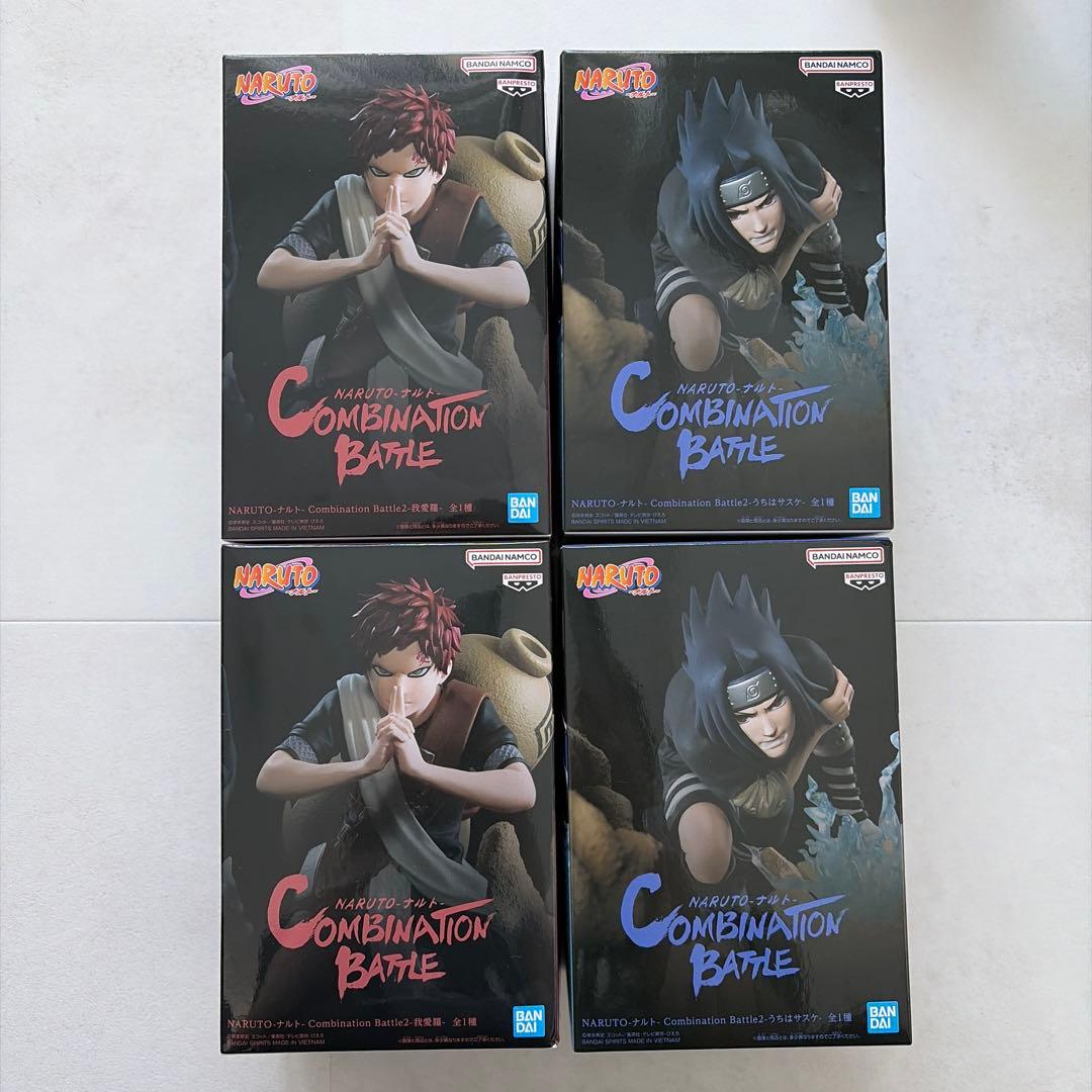ナルト COMBINATION BATTLE サスケ&我愛羅 4体セット - メルカリ
