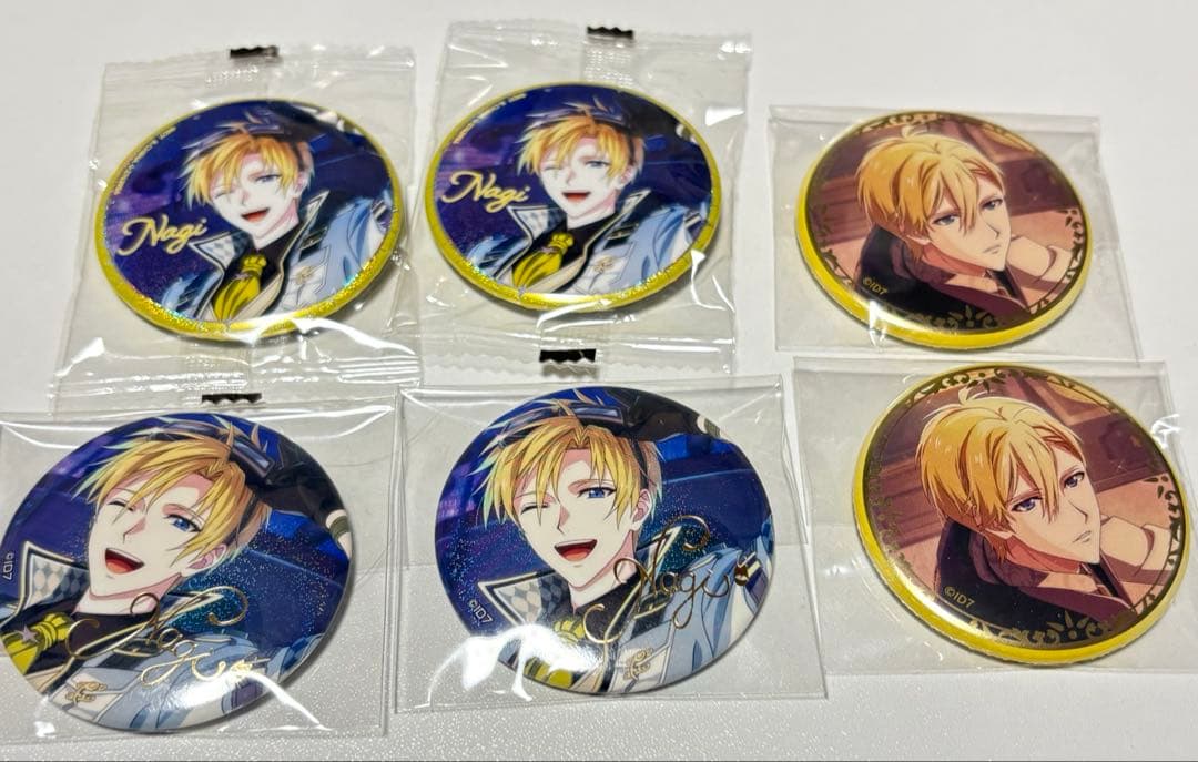 アイナナ 六弥ナギ 缶バッジ ブラホワ 記念日 - メルカリ