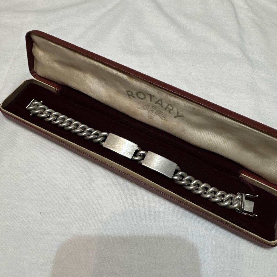 北欧 60s vintage IDブレスレット silver925