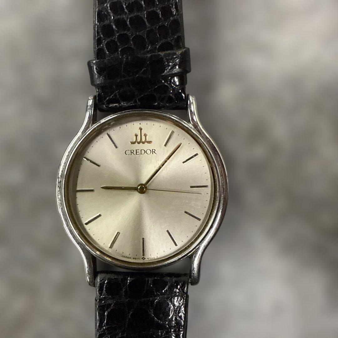 p*n様 034クレドール　メンズ腕時計9571-6000不動品 動作未確認