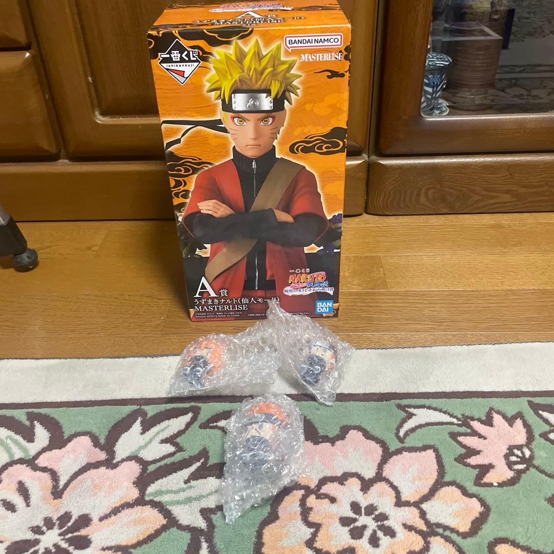 一番くじ　MASTERLISE ナルト A賞 フィギュア 仙人モード　おまけ付き NARUTO 一番くじ A賞 うずまきナルト(仙人モード) MASTERLISE - メルカリ