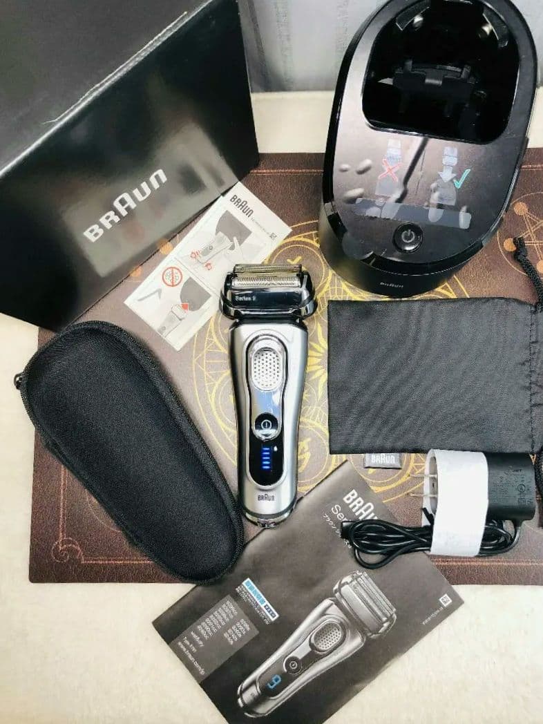 【tmak】BRAUN S9 9292ccメンズ電気シェーバー ブラウン