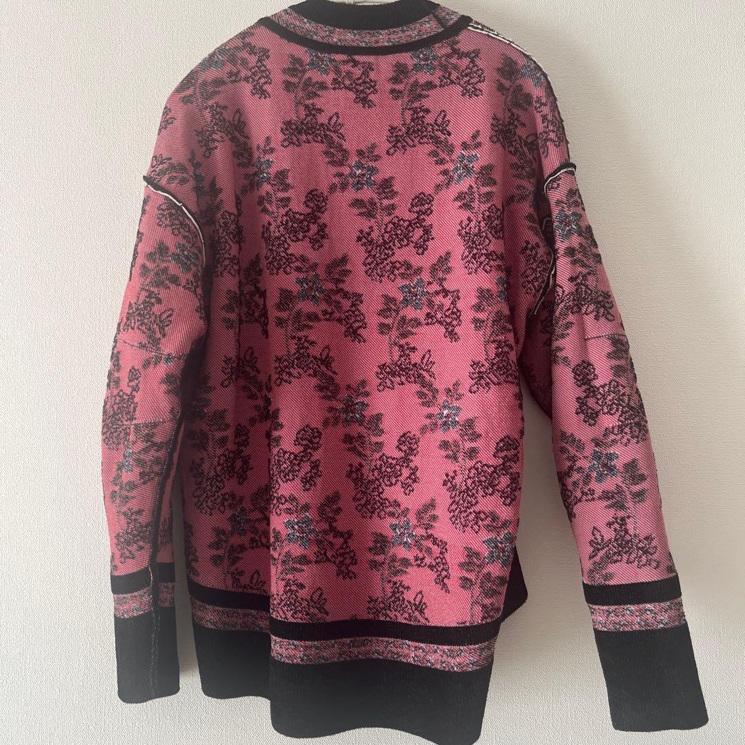 マメクロゴウチ フローラルモチーフニット ブラック 1 mame - メルカリ