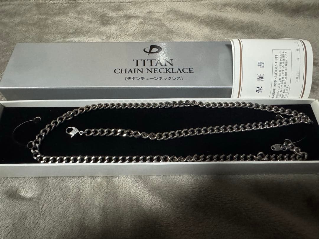 ファイテン(PHITEN) チタンチェーンネックレス 60cm