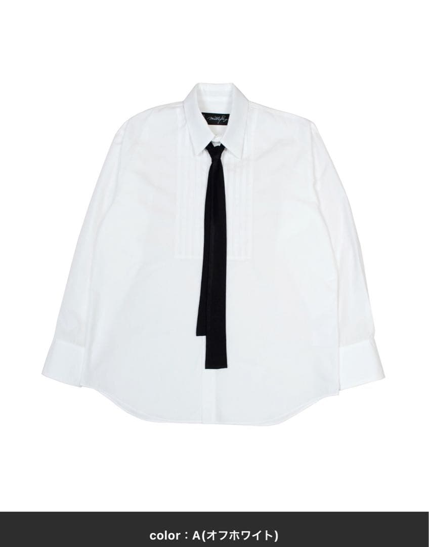MILK BOY PIN TUCK TIE シャツ