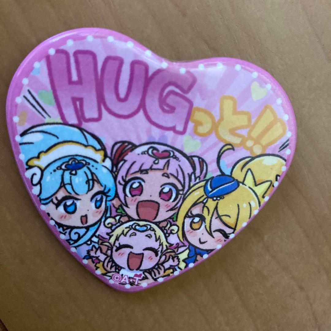 プリキュア 缶バッジ ハート型 - メルカリ
