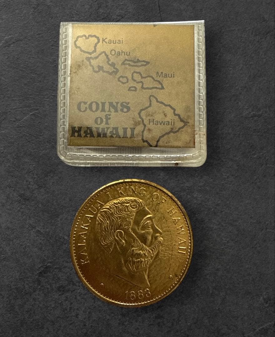 ハワイ王国 カラカウア王1ドル銀貨(1883年) - メルカリ