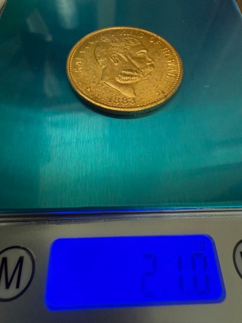 ハワイ王国 カラカウア王1ドル銀貨(1883年) - メルカリ