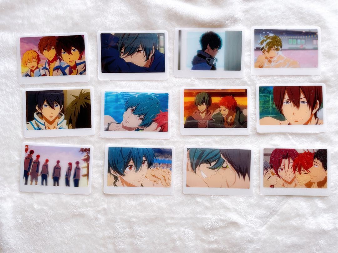 Free! ミニフォトカード 12枚セット - メルカリ