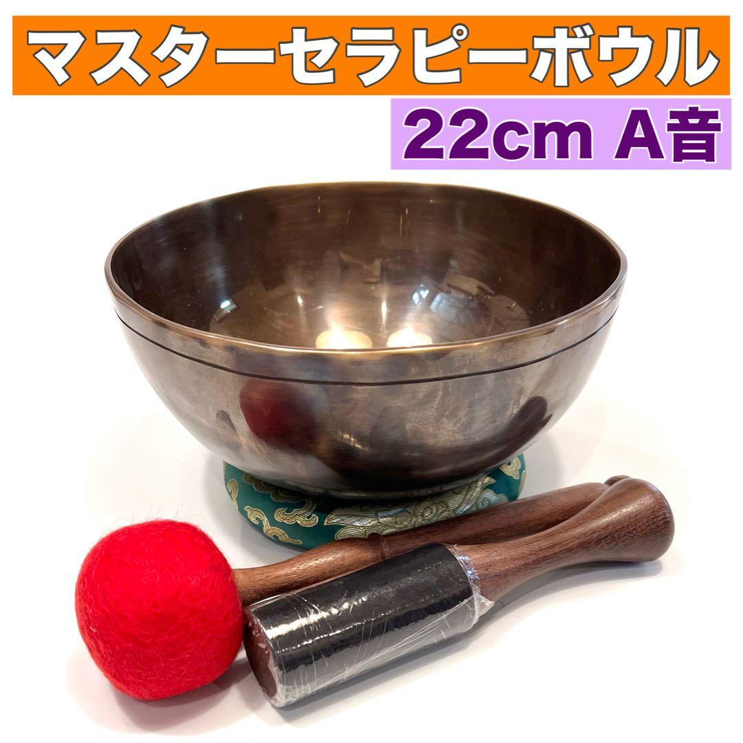 マスターセラピーボウル 22cm A音 シンギングボウル