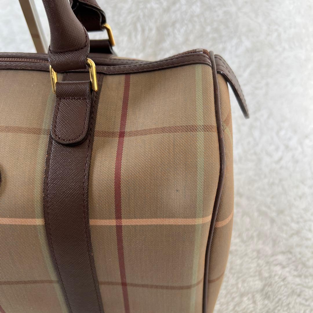 Burberrys バーバリーズ ミニボストンバッグ ヴィンテージ 玉虫色