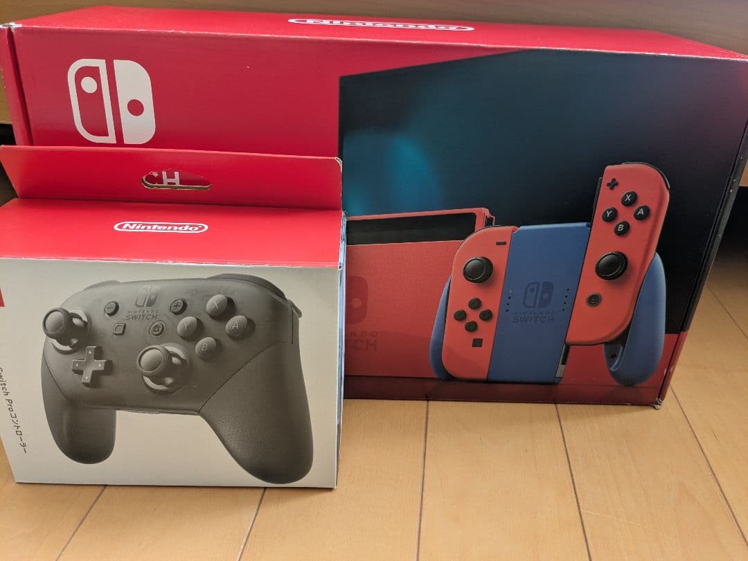 Nintendo Switch マリオレッド×ブルー セット　本体+プロコン